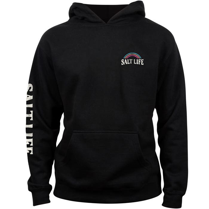 Salt Life Take Away Youth Hoodie SLY549 Black Front