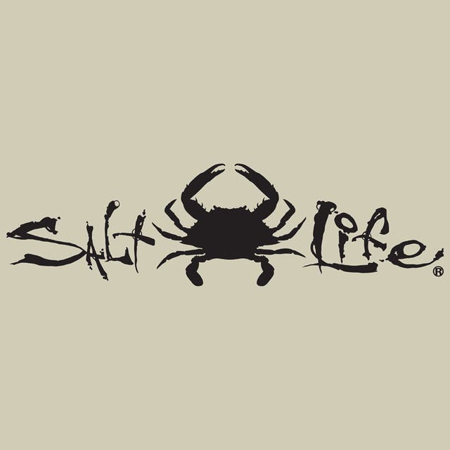 Salt Life Signature Crab Medium Decal
