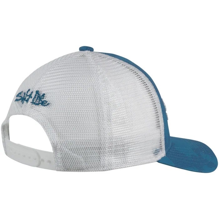 Salt Life CamoX Mesh Youth Hat SLY20003 Reef Blue Back