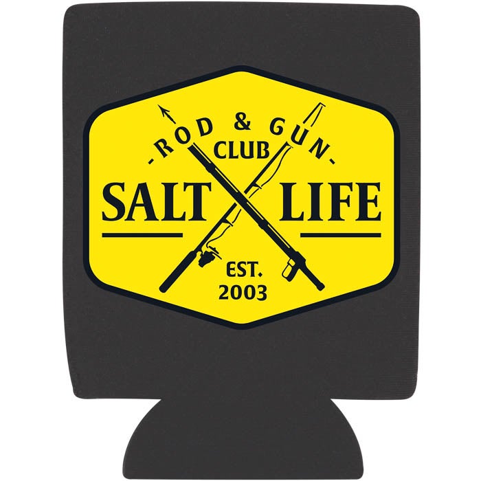 Salt Life Rod and Gun Club Can Holder SAK9035 Charcoal Front