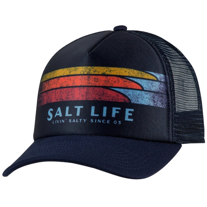 Salt Life Retro Stride Mens Hat SLM20341 Navy Front