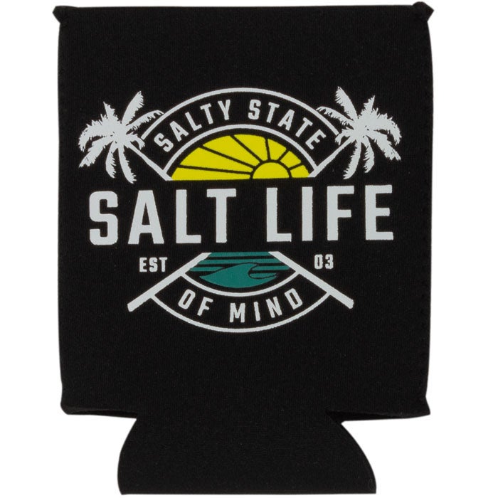 Salt Life First Light Can Holder SAK9070 Black Front