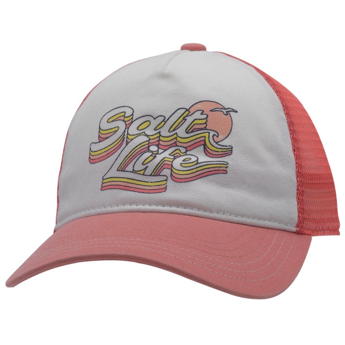 Salt Life Renew Youth Hat SLY20028 Faded Coral Front