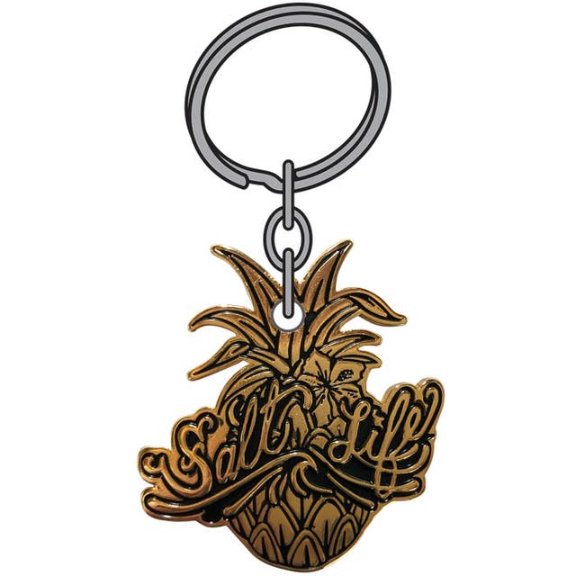 Signature Pineapple Metal Keychain