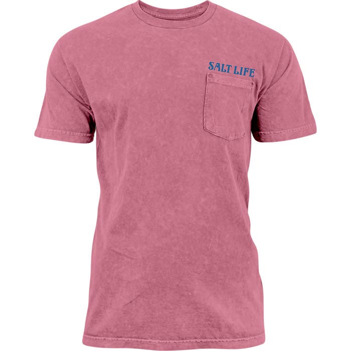 Salt Life Salty Soul Ladies Tee SLJ19028 Neon Rose Front