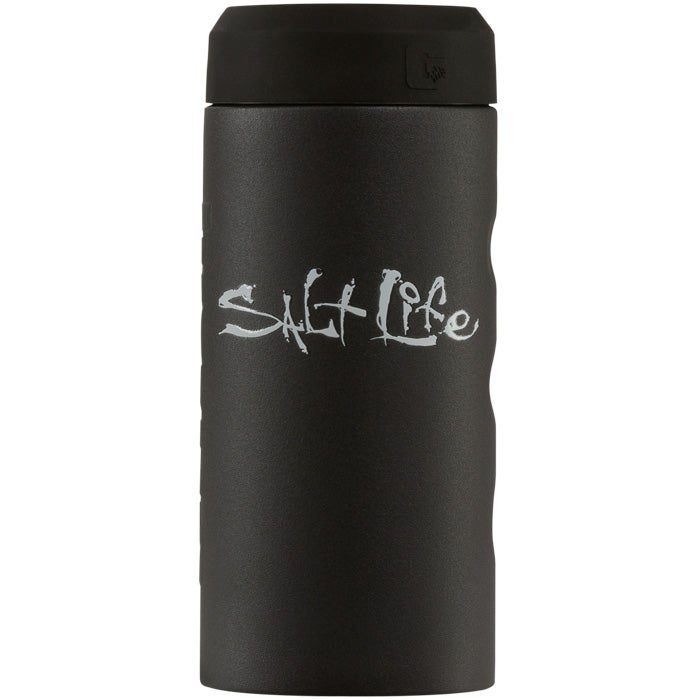 Salt Life Grizzly Slim Can Holder SGC450360 Charcoal Front