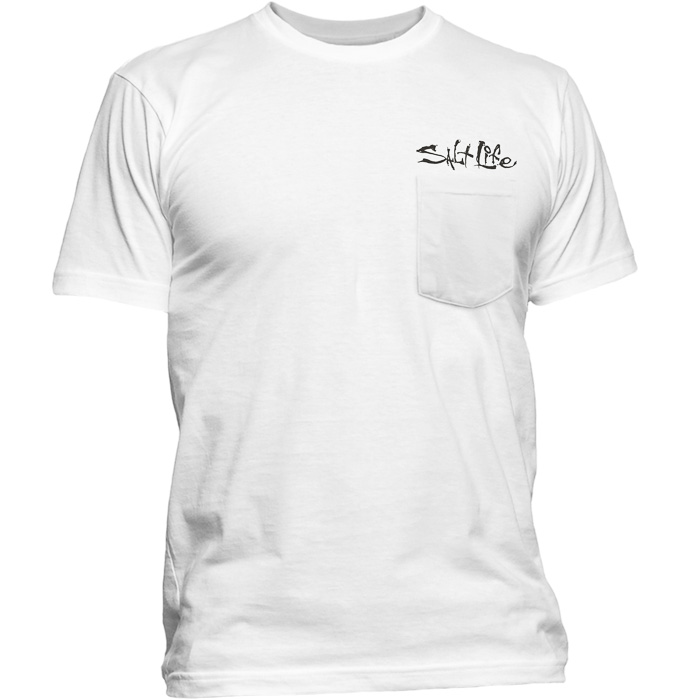 Salt Life Weathered Dive Flag Tee white front