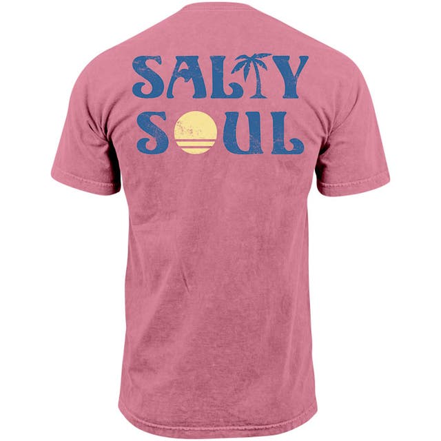 Salty Soul Ladies Salt Wash Short Sleeve Pocket Tee