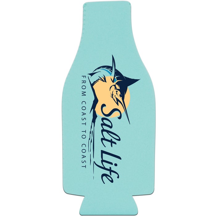 Salt Life Marlin Sun Coast Bottle Holder SAK9122 Aruba Blue Front