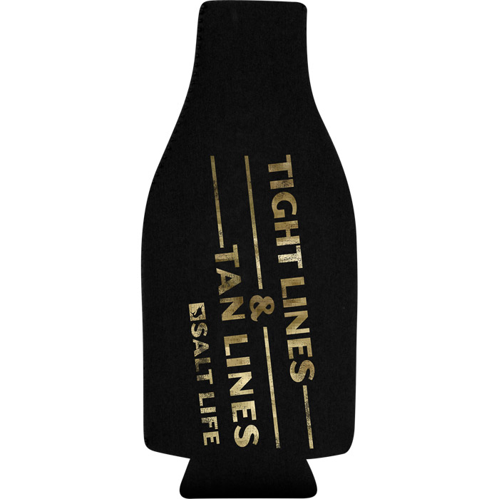 Salt Life Tight Lines Bottle Holder SAK9046 Black Front