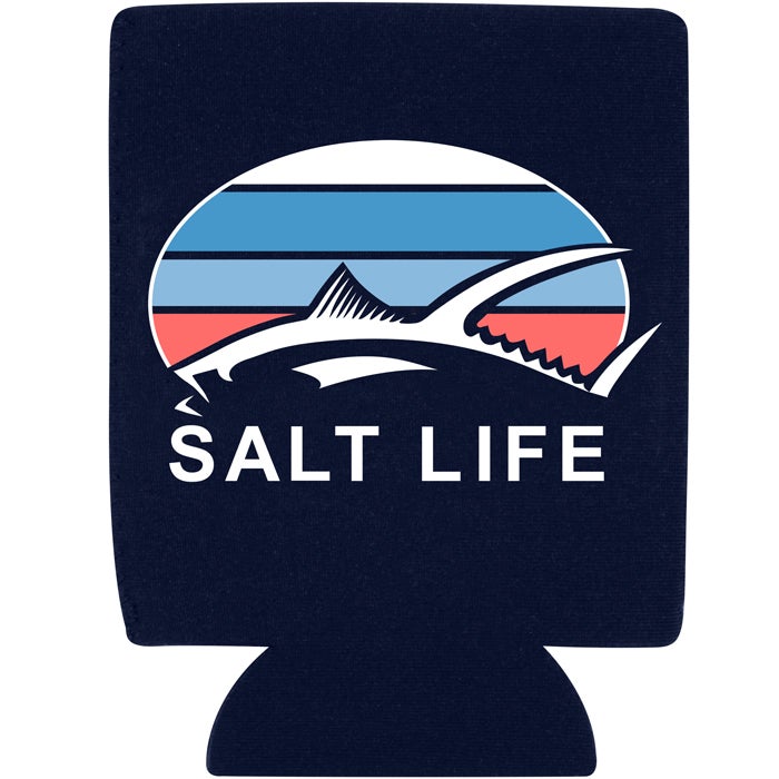 Salt Life Tuna Town Can Holder SAK9113 Navy Front