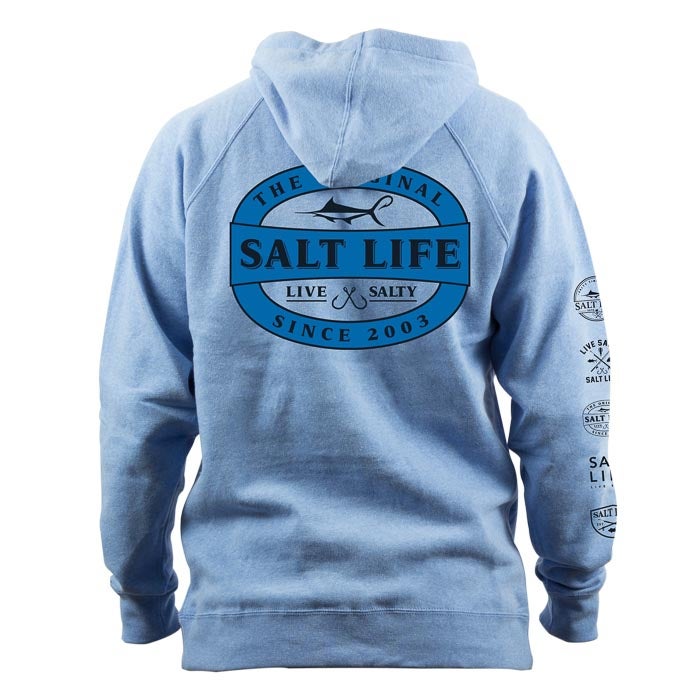 Salt Life High Tide Youth Hoodie SLY531 Pacific Back